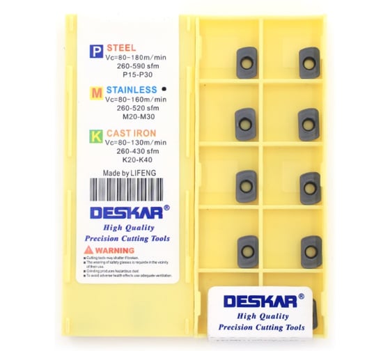 Пластина фрезерная DESKAR EPMT0603TN MT LF6018 10 шт 00-00058079 1