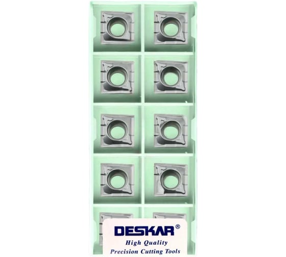Пластина для сверла DESKAR QCMT070304 CM LF6018S 10 шт 00-00051877 1