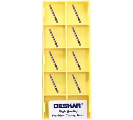 Пластина отрезная, канавочная DESKAR MGGN250 JV LF6018 10 шт 00-00052739 1