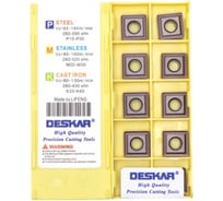 Пластина для точения DESKAR SNMG120412 MS LF6018S 10 шт 00-00052049
