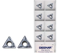 Пластина для точения DESKAR TCMT110204 MA LF6008 10 шт 00-00052060