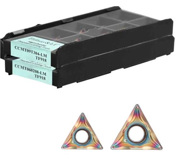 Пластина для точения DESKAR TCMT110204 LM TF918 10 шт 00-00057969 1