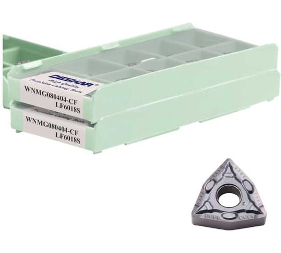 Пластина для точения DESKAR WNMG080404 CF LF6018S 10 шт 00-00052246 1