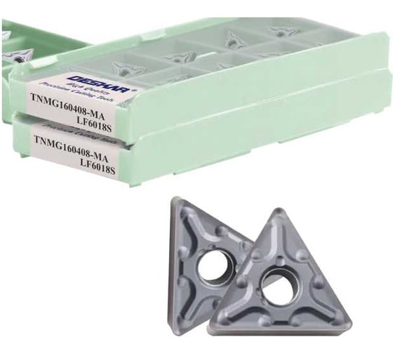 Пластина для точения DESKAR TNMG160408 MA LF6018S 10 шт 00-00052426 1