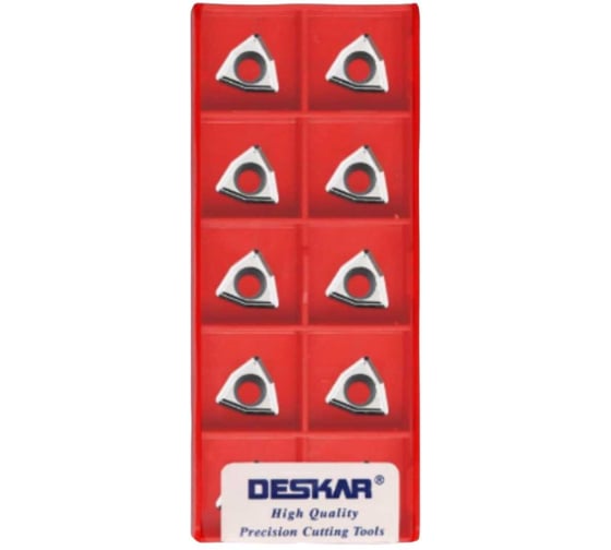 Пластина для точения DESKAR WCGT080412 AL K10 10 шт 00-00047796 1