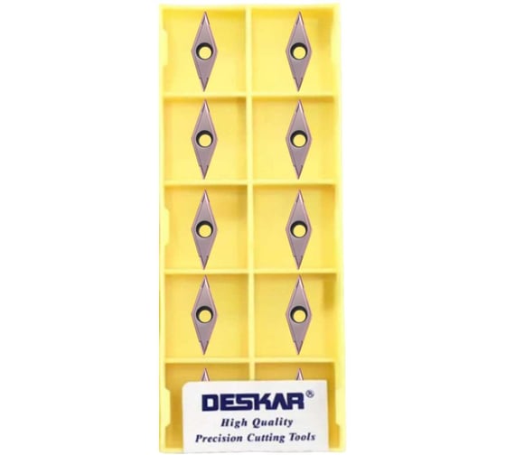 Пластина для точения DESKAR VCMT160408 LF6018 10 шт 00-00052198 1