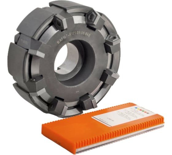 Фреза торцевая Русский Инструмент 125 с мех. кр. 5гр.пл. PN.. 110408 Z=8 dпос=40 ГОСТ26595-85 ri.298.50 1