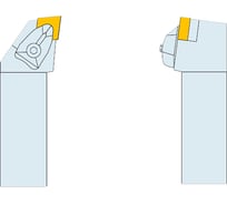 Резец проходной с ромбической пластиной 32х32х170 DCLNL 3232 P16 левый Русский Инструмент ri.428.108