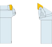 Резец проходной с ромбической пластиной 32х32х170 DDJNR 3232 P1506 Русский Инструмент ri.429.85