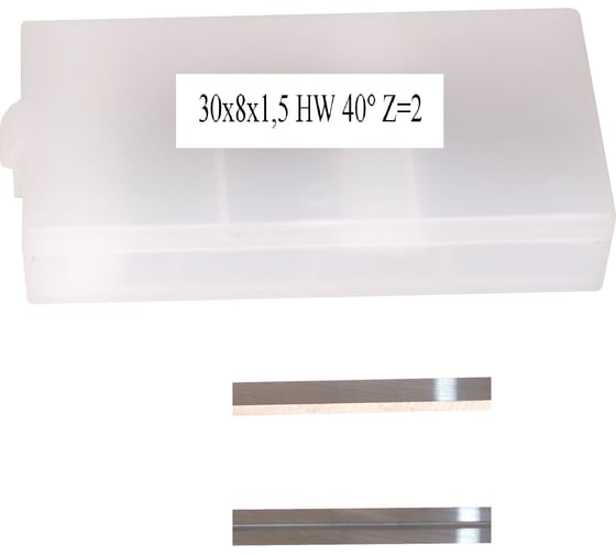 Нож сменный твердосплавный FHONK 30х8х1.5 HW 40 Z=2 (упаковка 10шт) 30815FK07-10 1