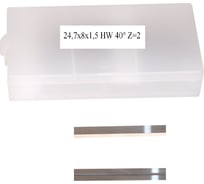 Нож сменный твердосплавный FHONK 24.7х8х1.5 HW 40 Z=2 (упаковка 10шт) 247815FK07-10