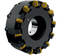 Фреза торцовая 125 с механическим креплением круглых пл-н RN.. 150400 Z=12 dпос=40мм левая AF100-L125.07.12.B40 (2214-0425) ГОСТ 26595-85 Русский Инструмент ri.296.9