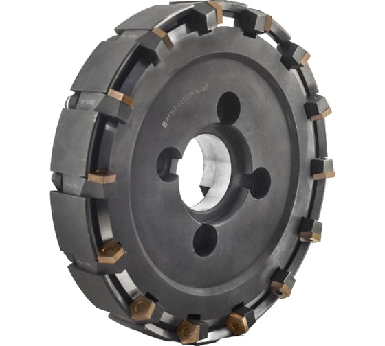 Фреза торцовая Русский Инструмент 250 с механическим креплением 5гранных пластин PN.. 110408 Z=14 dпос=60мм левая AF167-L250.09.14.C60 (2214-0467) ГОСТ 26595-85 ri.298.19 1