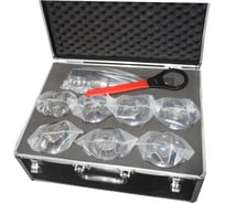 Патрон резьбонарезной КМ4 М24-М42 с набором головок 7шт GT42 Beltools ri.260.25