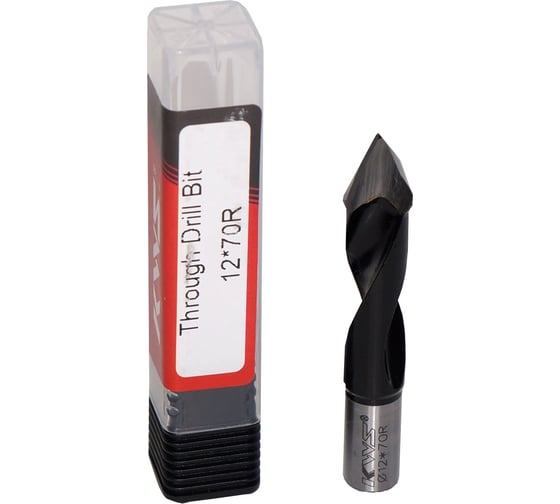 Сверло для сквозных отверстий KWS HW 12х43х70 мм, Z=2 R K6 ZFG0D4253 1