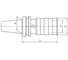 Патрон резьбонарезной SOVIS BT40 MAS-BT для метчиков М3-М12 (посадка d=19) 27693 2