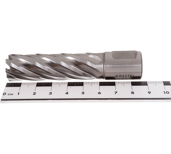 Сверло корончатое HSS (18х55 мм; Weldon 19) KORNOR 10350018