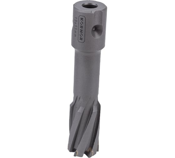 Сверло корончатое TCT (19х55 мм; One-touch) KORNOR 10550019