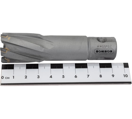 Сверло корончатое TCT (25х55 мм; One-touch) KORNOR 10550025