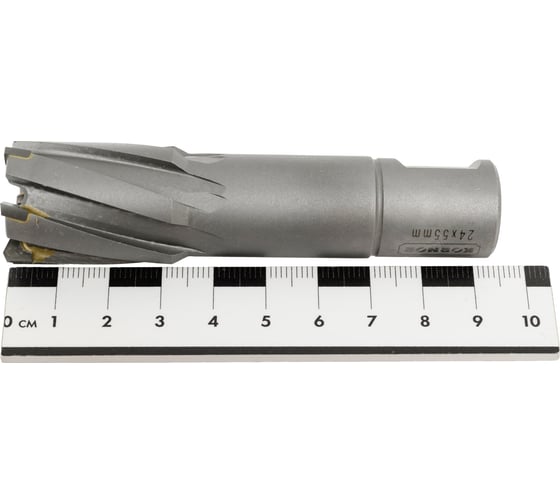 Сверло корончатое TCT (24х55 мм; Weldon 19) KORNOR 10750024