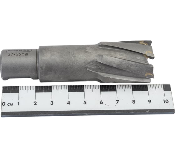 Сверло корончатое TCT (27х55 мм; Weldon 19) KORNOR 10750027