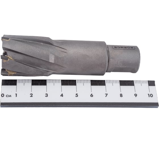 Сверло корончатое TCT (28х55 мм; Weldon 19) KORNOR 10750028
