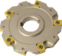 Фреза трехсторонняя 100х10х27 с механическим креплением 4гр пл-н с тан. креплением ZNHX 05 Z=10 (2х5) AS490-100.10.05.D27 Русский Инструмент ri.181.274