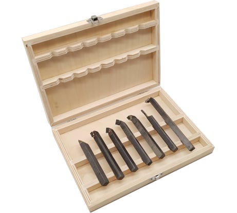 Комплект резцов заточенных (7 шт; 10x10 мм; ВК8) ТЕХНОРЕАЛ МК400002910