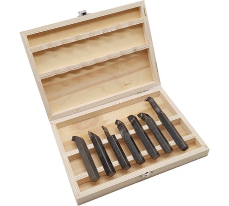 Комплект резцов заточенных (7 шт; 12x12 мм; Т15К6) ТЕХНОРЕАЛ МК400003914