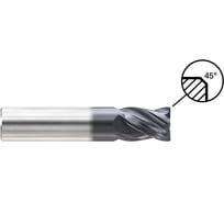 Фреза концевая твердосплавная YG-1 EV Mills с 4-мя зубьями, 8x8x11x43 GMK63080