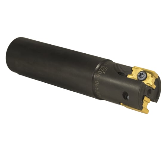 Фреза концевая Русский Инструмент 20 с механическим креплением 4гранных пластин LNKX 1204 Z=2 ц/х=20 СОЖ AE490-R020.12.02.d20.C NOX ri.193.219 1