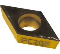 Пластина сменная ромбическая DCMT 11T302-TF PC20F Русский Инструмент ri.361.53