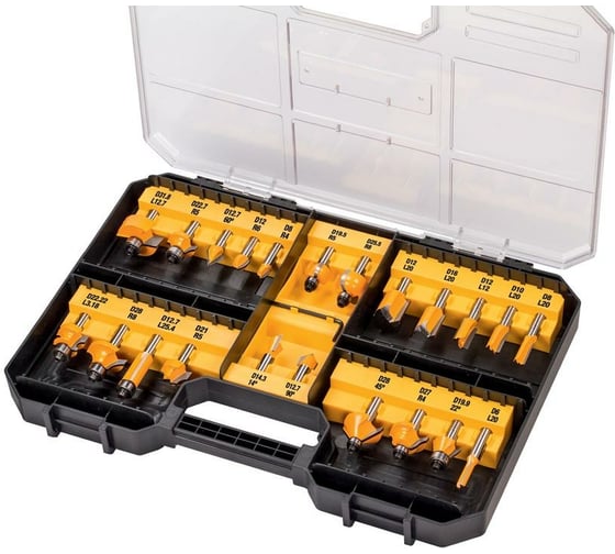 Набор фрез 22 шт Dewalt DT90017-QZ