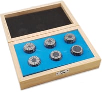 Комплект цанг ER32 6 шт, 6-20 мм, DIN6499 ТЕХНОРЕАЛ МА320051027