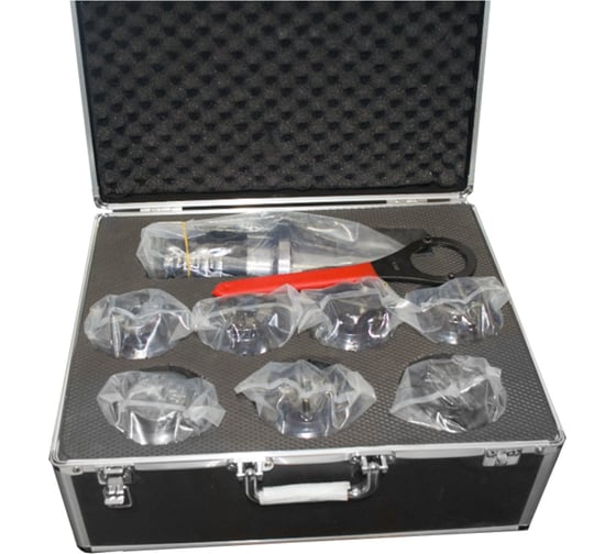 Патрон резьбонарезной К50 М24-М42 с набором головок 7шт GT42 Beltools ri.260.30 1