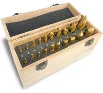 Набор фрез концевых MetalMaster HSS TiN (20 шт) 23528