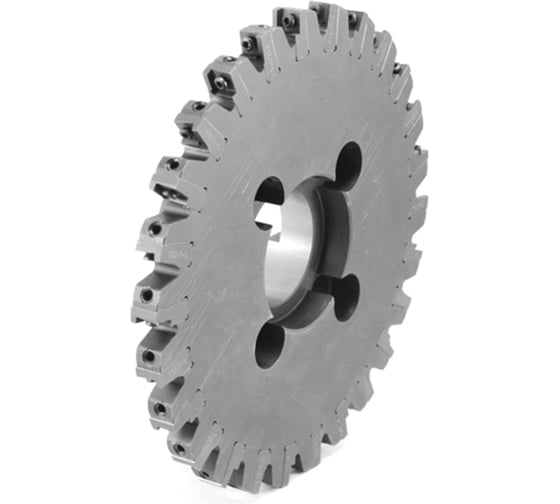 Фреза трехсторонняя 250х16-19х60 с механическим креплением 4гр пл-н SPMT 120408 Z=26 (2х13) с фланцем AS290-R250.1619.13.C60 Русский Инструмент ri.181.78 1