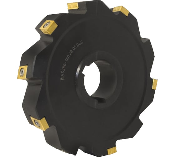 Фреза трехсторонняя 160х28х40 с механическим креплением тангенциально расположенных 4гр пл-н CNHQ 1606 Z=10 (2х5) AS390-160.28.05.D40 NOX Русский Инструмент ri.181.246 1