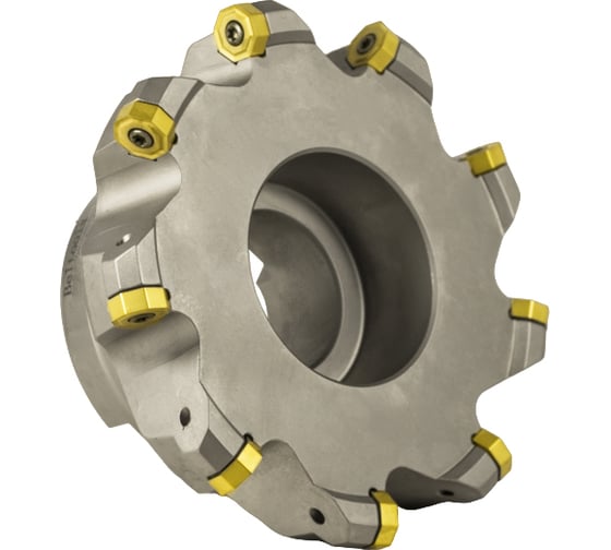 Фреза торцовая 125 с механическим креплением 8гр пл-н ONGX 0504 Z=9 dпос=40мм AF142-R125.03.09.B40 Русский Инструмент ri.479.13 1