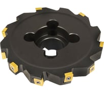 Фреза трехсторонняя 160х18х40 с механическим креплением тангенциально расположенных 4гр пл-н CNHQ 1311 Z=12 (2х6) с фланцем AS390-R160.18.06.C40 NOX r Русский Инструмент ri.181.223