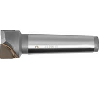 Фреза шпоночная с прямыми пластинами Т5К10 (36х25x150 мм; KM4; к/х; z2) WOLFSTAR mc40062