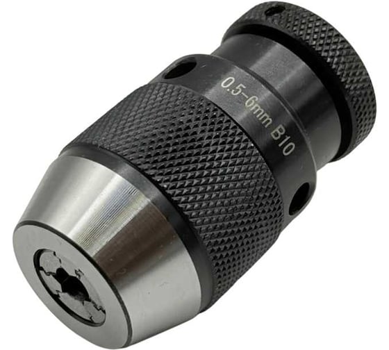 Патрон сверлильный самозажимной TORNERI ПСС 6 (0.5-6) B10, кл. 1, усиленный Т027201 1