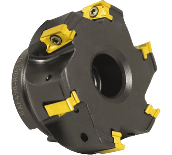 Фреза торцовая 63 с механическим креплением 4гр пл-н LNKX 1204 Z=6 dпос=22мм СОЖ AF490-R063.12.06.A22.С NOX Русский Инструмент ri.195.294 1