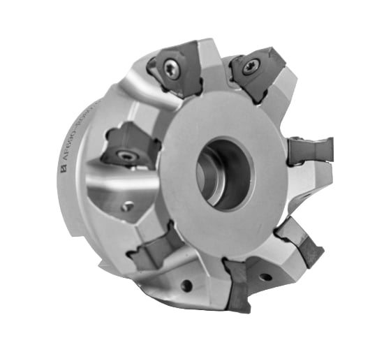 Фреза торцовая 80 с механическим креплением 6гр пл-н XNHU 0806 Z=7 dпос=27мм AF690-R080.07.07.A27 Русский Инструмент ri.195.364 1
