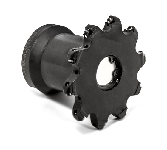 Фреза дисковая 63х6х22 R=3 с механическим креплением круглых пл-н RDEW 0602MO Z=10 СОЖ AS100-R063.06.10.A22.C NOX Русский Инструмент ri.443.32 1