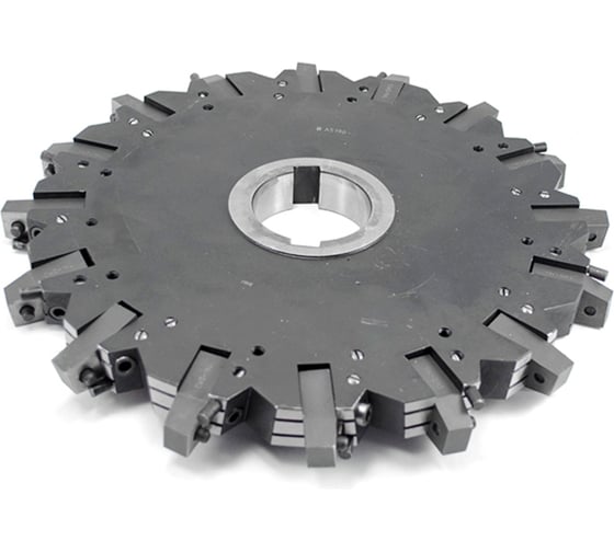 Фреза трехсторонняя 315х20х60 с механическим креплением 4гр пл-н CN.. 120408 Z=20 (2х10) AS190-315.20.10.D60 Русский Инструмент ri.181.98 1