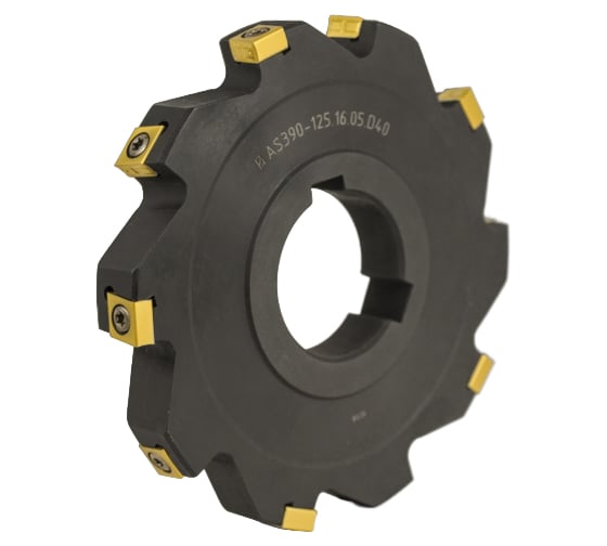 Фреза трехсторонняя 125х16х40 с механическим креплением тангенциально расположенных 4гр пл-н CNHQ 1005 Z=10 (2х5) AS390-125.16.05.D40 NOX Русский Инструмент ri.181.240 1