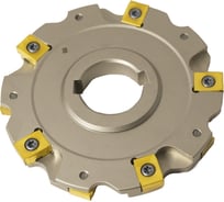 Фреза трехсторонняя 125х4х40 с механическим креплением 4гр пл-н с тан. креплением ZNHX 02 Z=14 (2х7) AS490-125.04.07.D40 Русский Инструмент ri.181.279