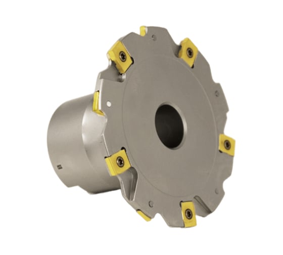 Фреза трехсторонняя 80х5х22 с механическим креплением 4гр пл-н с тан. креплением ZNHX T2 Z=10 (2х5) с фланцем AS490-R080.05.05.A22 Русский Инструмент ri.181.320 1