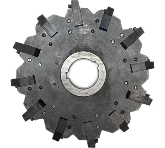 Фреза трехсторонняя 250х28х50 с механическим креплением 4гр пл-н CN.. 160412 Z=12 (2х6) AS190-250.28.06.D50 (2241-0727) Русский Инструмент ri.181.11 1